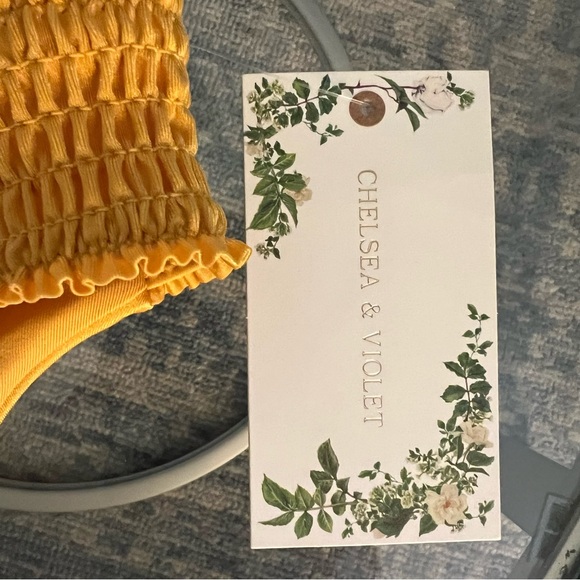 Yellow Ruffled Bikini Set - Picture 2 of 8